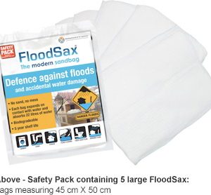 FloodSax Safety Pack